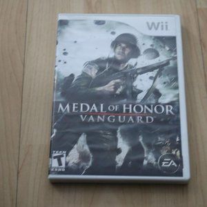 Medal of Honor: Vanguard (Nintendo Wii, 2007) Complete With Manual